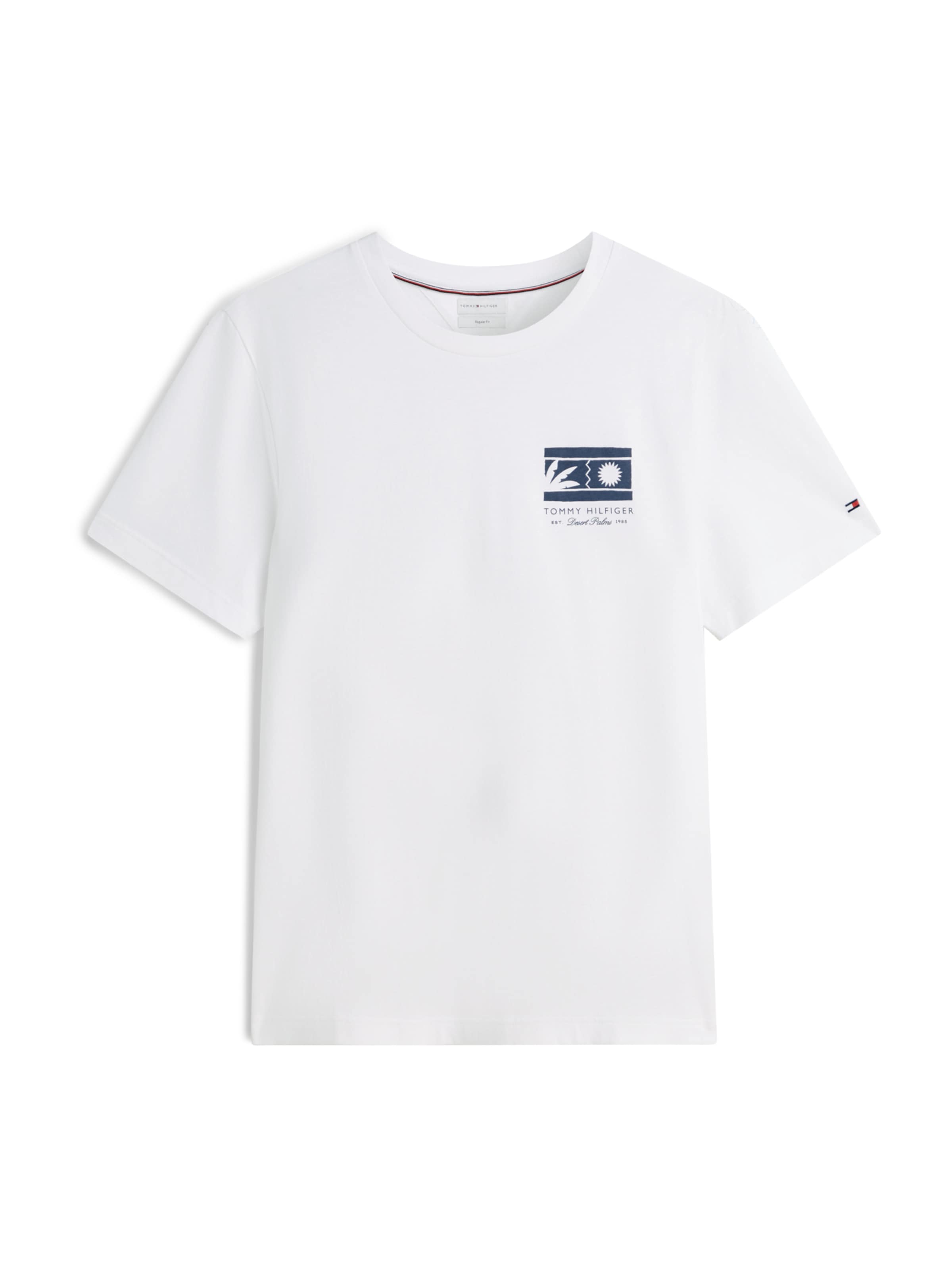 TOMMY HILFIGER Paita värissä laivastonsininen / valkoinen, Tuotenäkymä