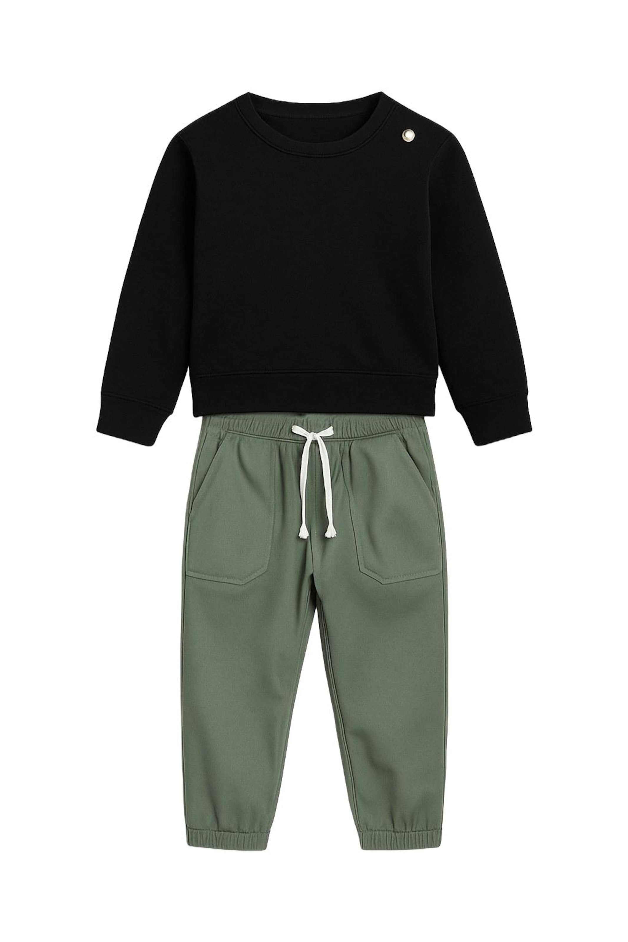 For You Moda Set in Green: front