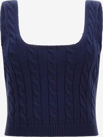 GUESS Knitted Top in Blue: front