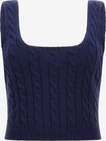 GUESS Knitted Top in Blue: front