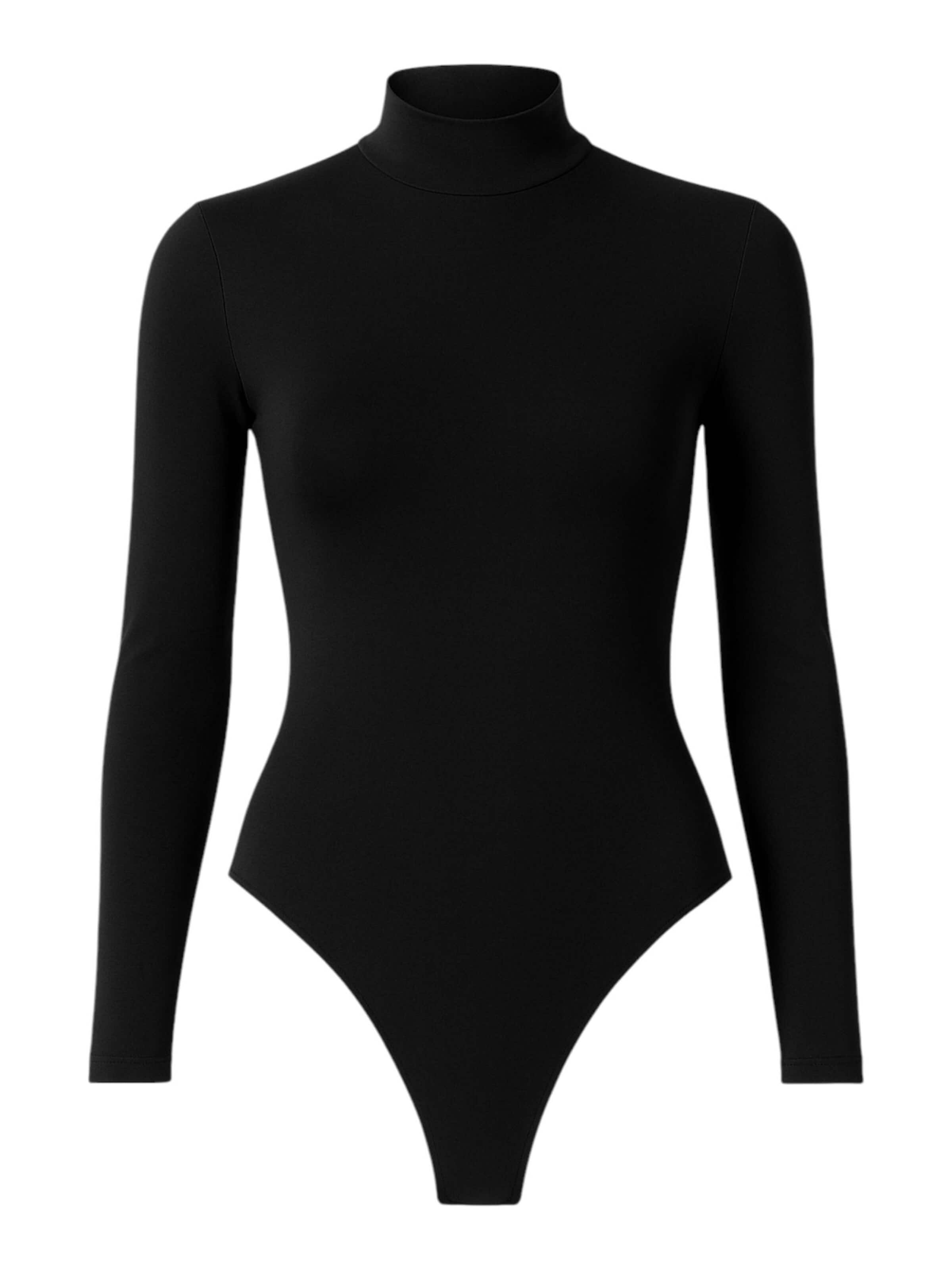Body 'ESSENZA' fashionshowcase en noir : devant