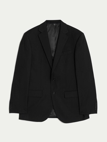 Coupe regular Veste de costume Marks & Spencer en noir