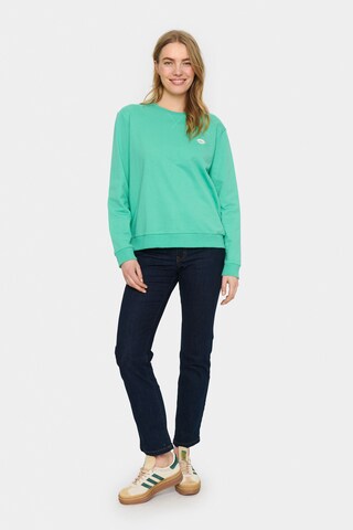 SAINT TROPEZ Sweatshirt 'Fanile' in Grijs