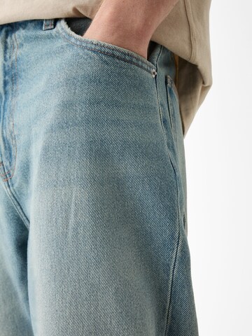 Loosefit Jean Bershka en bleu