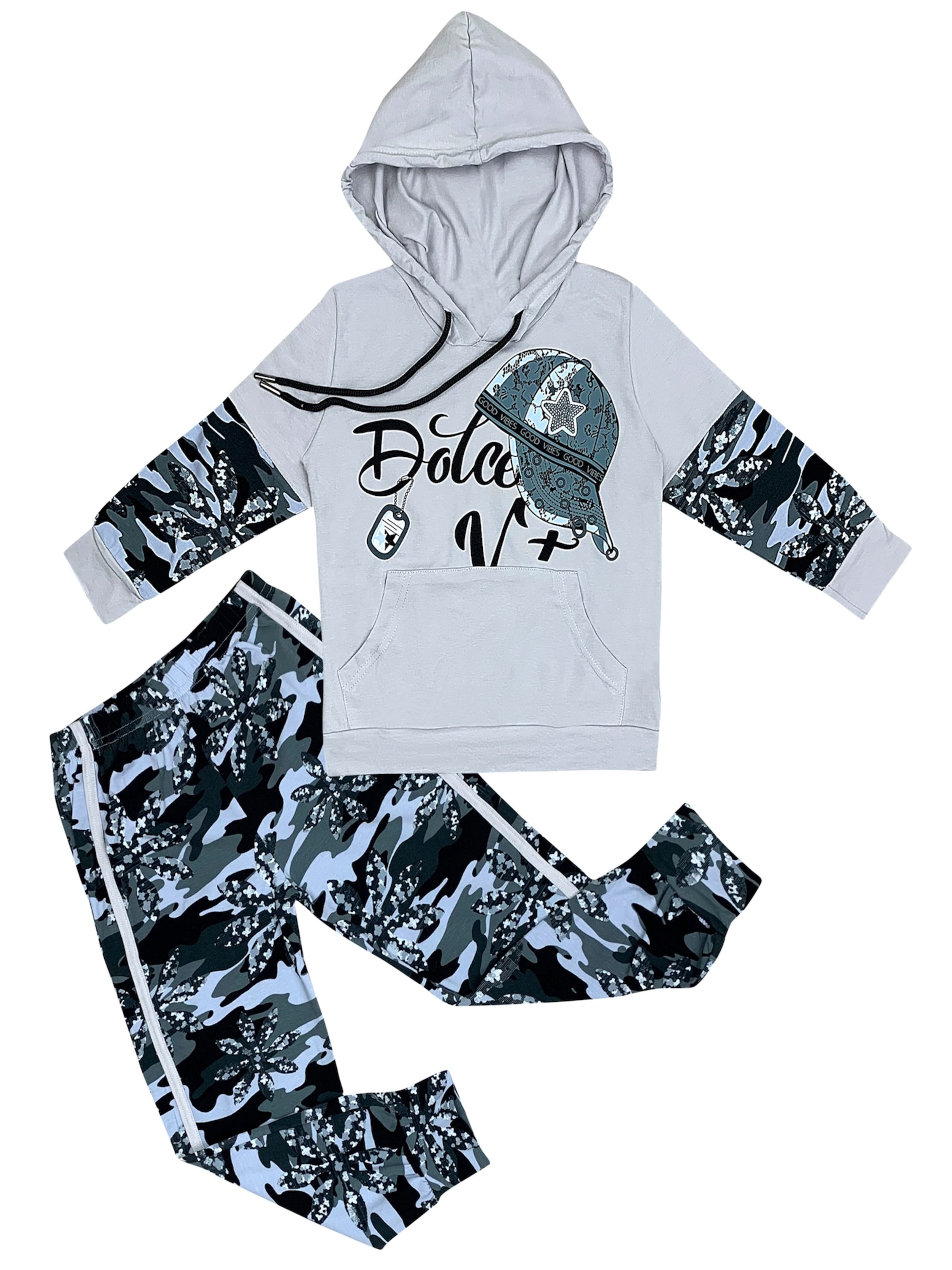 LOREZA Trainingsanzug 'Jungen Freizeitanzug Edgar'‌‌‌‌‌‌‌‌‌ in Grau: Vorderseite