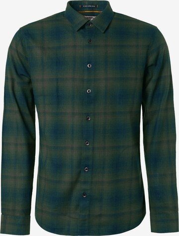 No Excess Button Up Shirt in Green: front