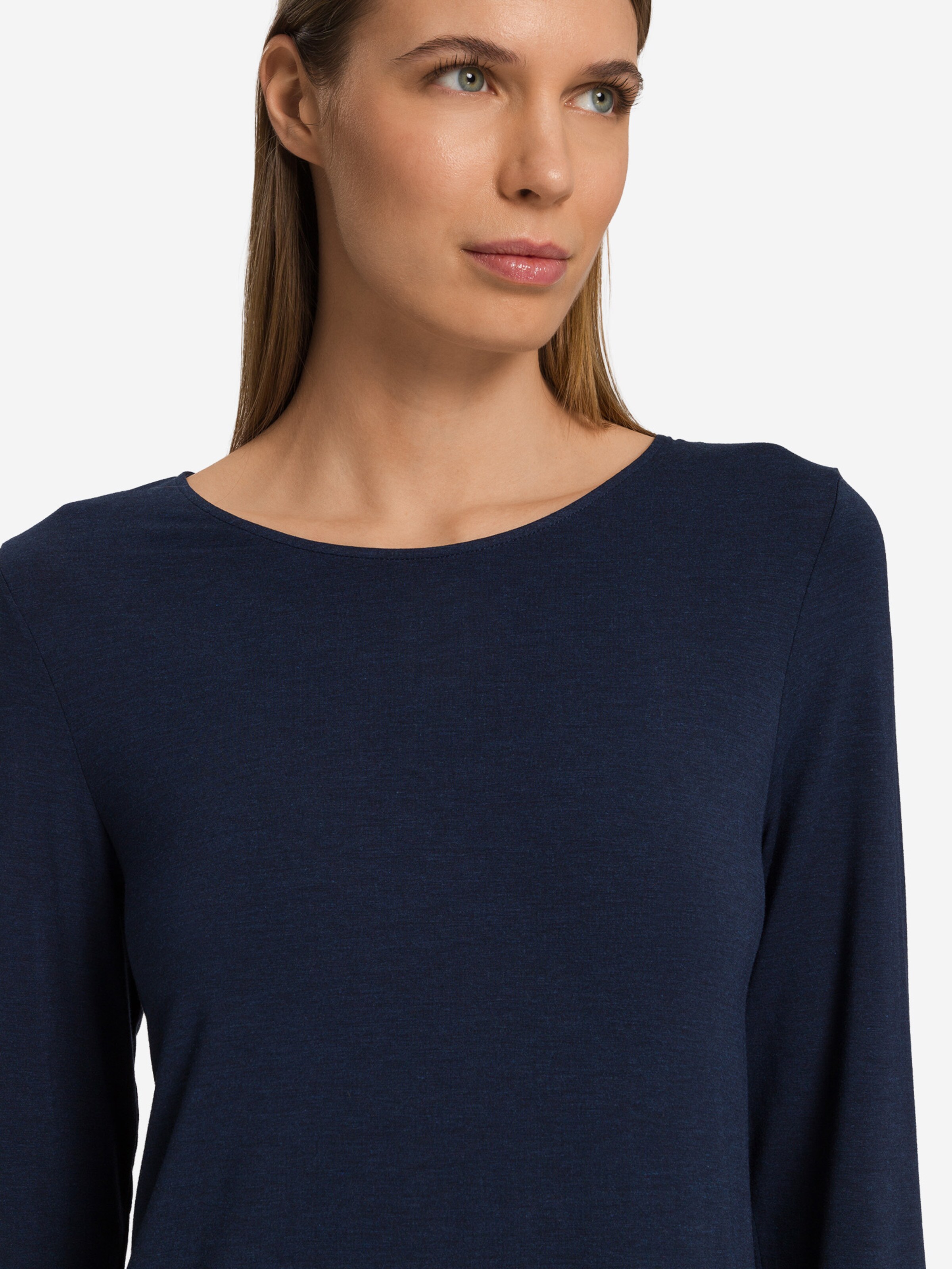 Hanro Nightgown ' Natural Elegance ' in Blue