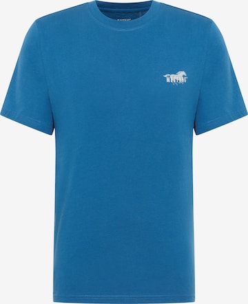 MUSTANG T-Shirt 'Austin' in Blau: Vorderseite