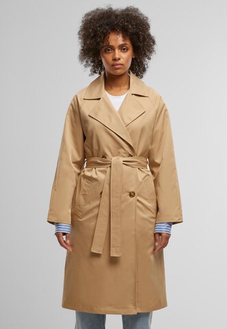 Urban Classics Between-Seasons Coat in Beige