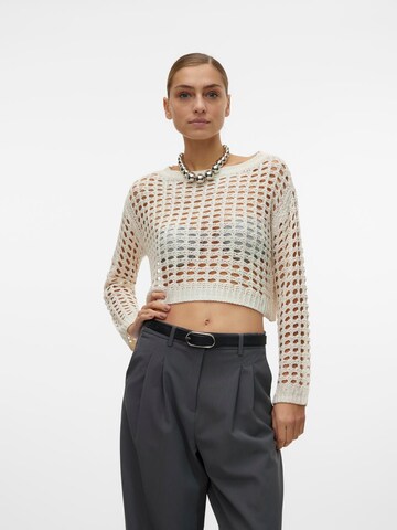 Pull-over 'Ibiza' VERO MODA en beige : devant