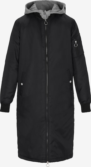 MYMO Prijelazni kaput u siva melange / crna, Pregled proizvoda