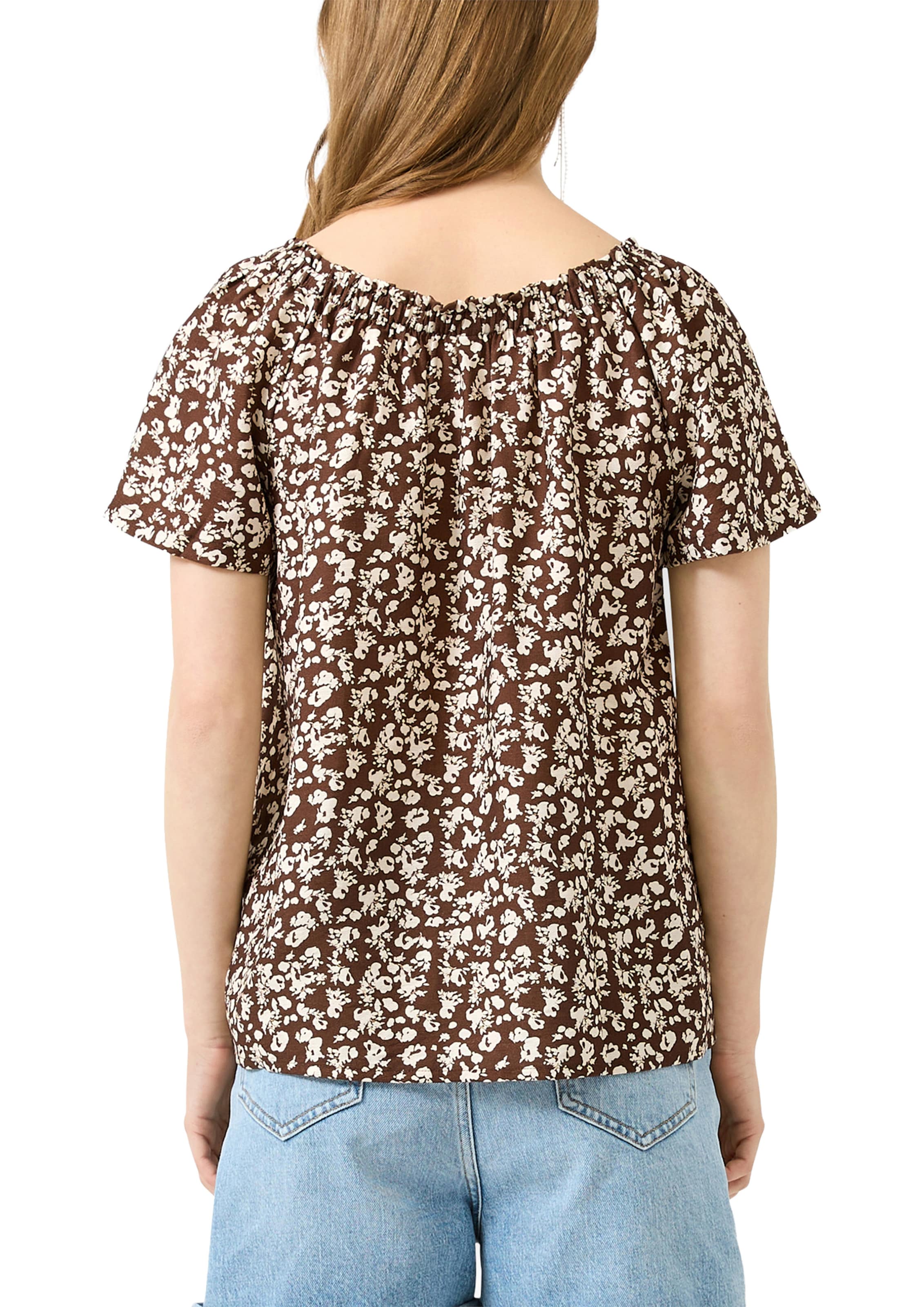 QS Blouse in Brown