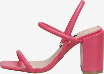 Nine West Strap Sandals 'ETAYE 2FX' in Pink: front