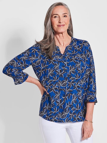 Goldner Blouse in Blauw: voorkant