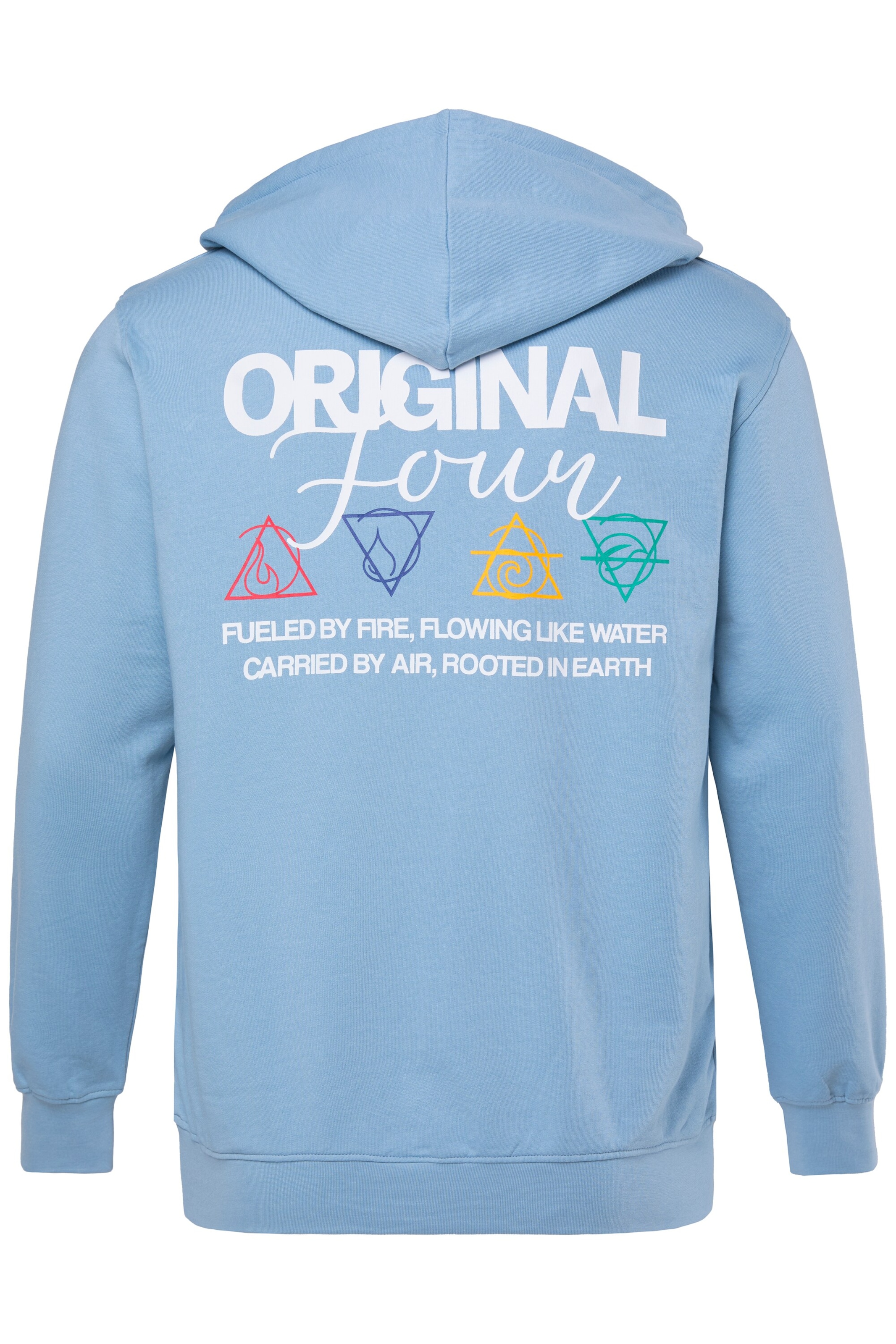 Men Plus Sweatshirt in Blau