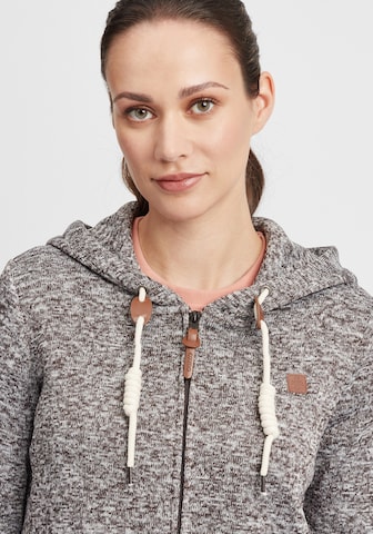 Oxmo Fleecejacke 'Thory' in Grau