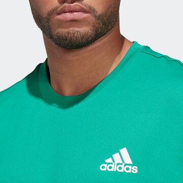 ADIDAS SPORTSWEAR - Camisa funcionais 'Designed For Movement' em verde