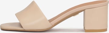 Kazar Pantolette in Beige: predná strana