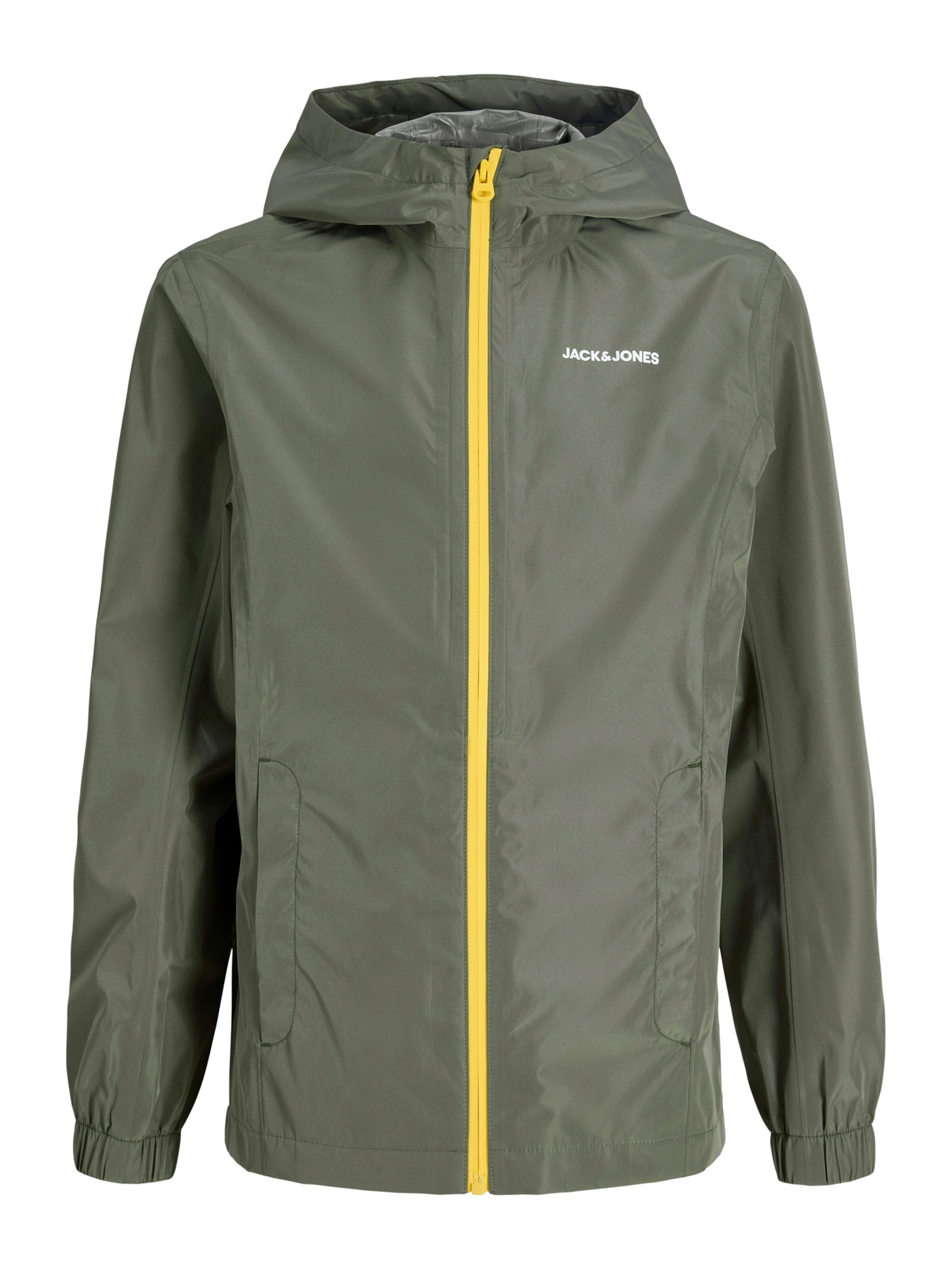 Jack & Jones Junior - Chaqueta de entretiempo en verde: frente