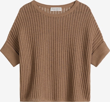Pull-over Marc O'Polo en marron : devant