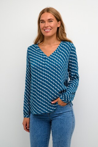 Kaffe Blouse 'Marita' in Blauw: voorkant