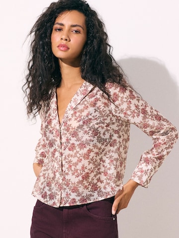 Next Bluse in Beige: Vorderseite