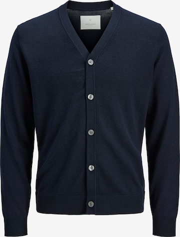 JACK & JONES Вязаная кофта в Синий: спереди
