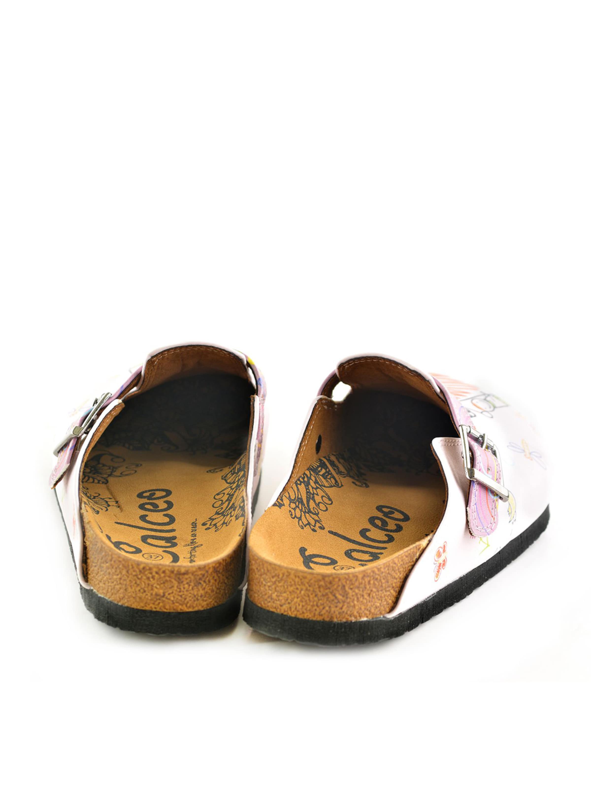 Goby Clogs 'Calceo' in Pink