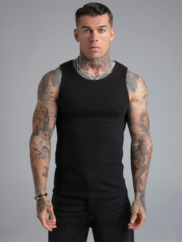SikSilk Shirt in Schwarz: Vorderseite