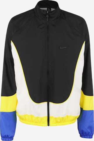 NIKE Trainingsjack in Zwart: voorkant