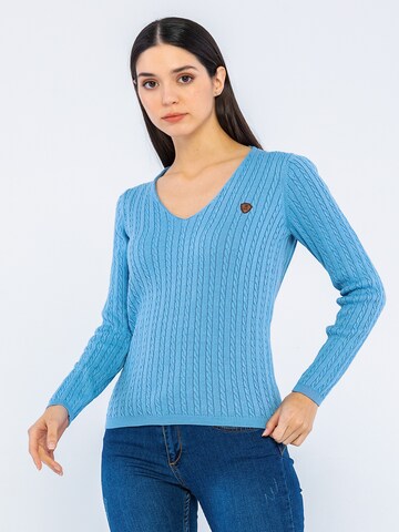 Giorgio di Mare Sweater 'Manon' in Blue
