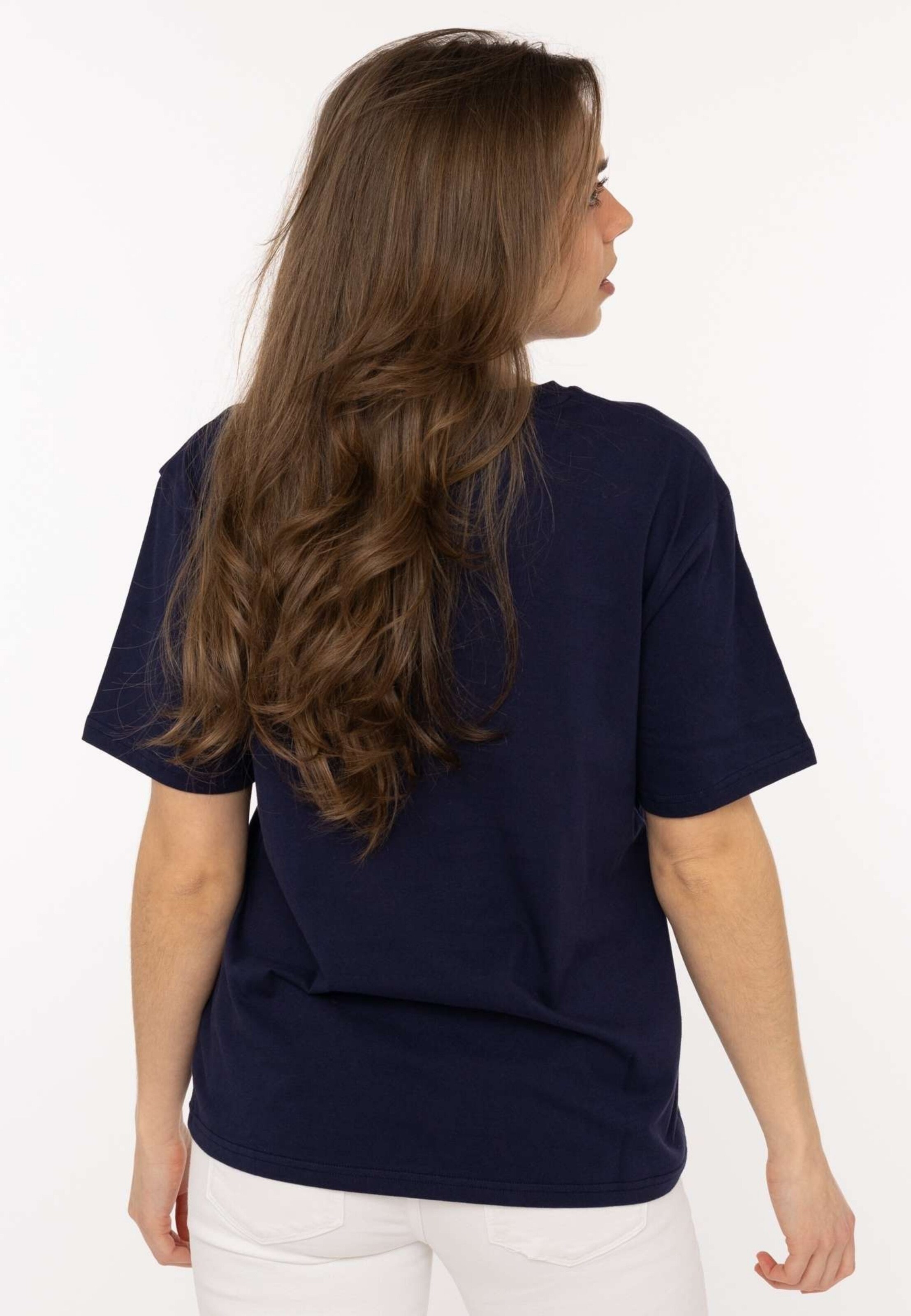 T-shirt Zwillingsherz en bleu