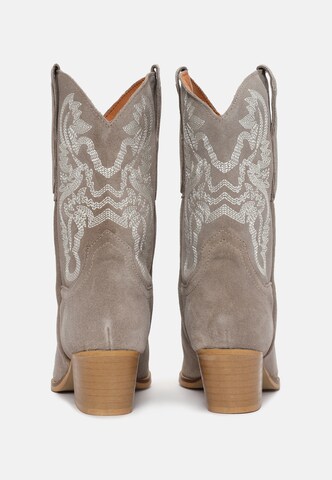 DWRS Cowboy Boots in Beige