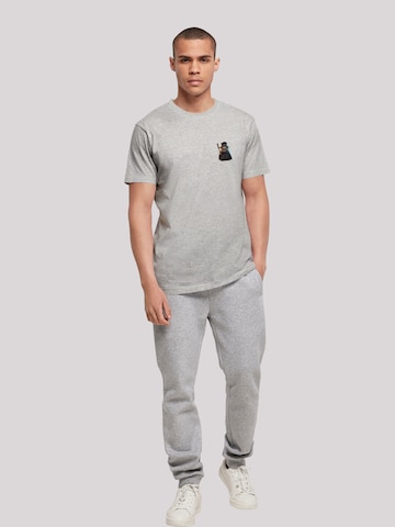 F4NT4STIC Shirt 'Wizard Cat' in Grey