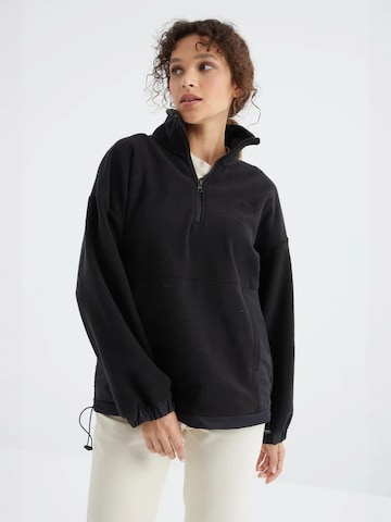 Giacca di pile di Tommy Life in nero