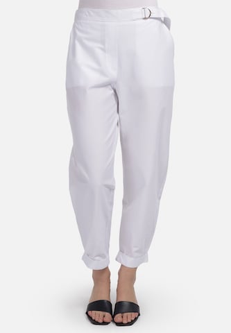 HELMIDGE Loose fit Pants in White: front