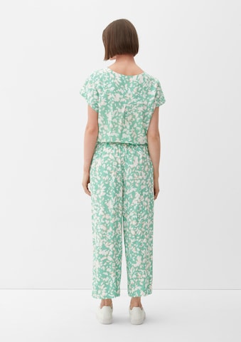 s.Oliver BLACK LABEL Wide leg Trousers in Green