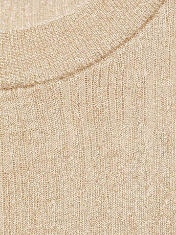 MANGO Pullover 'TUNG' in Gold