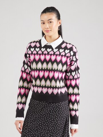 Pull-over 'ONLSANNE' ONLY en noir : devant