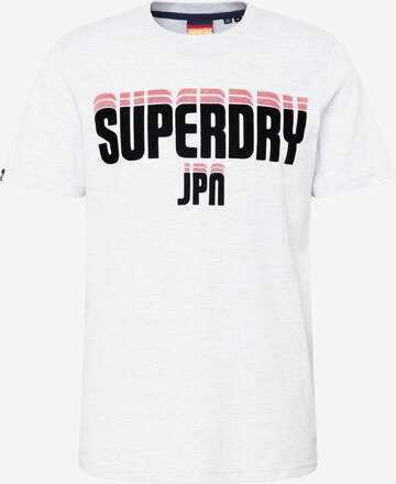 Superdry Tričko – šedá: přední strana