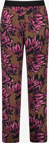 SAMOON Regular Trousers 'Carlotta' in Brown: front