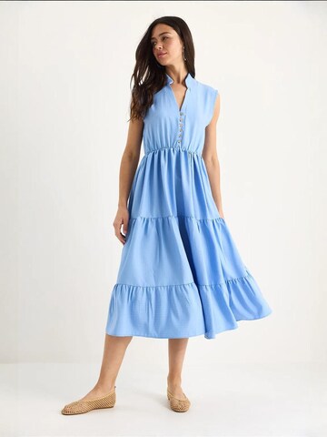 Bianco Lucci Jurk in Blauw
