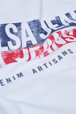 T-Shirt Salsa Jeans en blanc