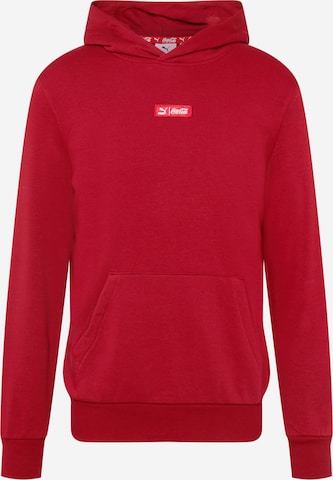 Sweat-shirt PUMA en rouge : devant