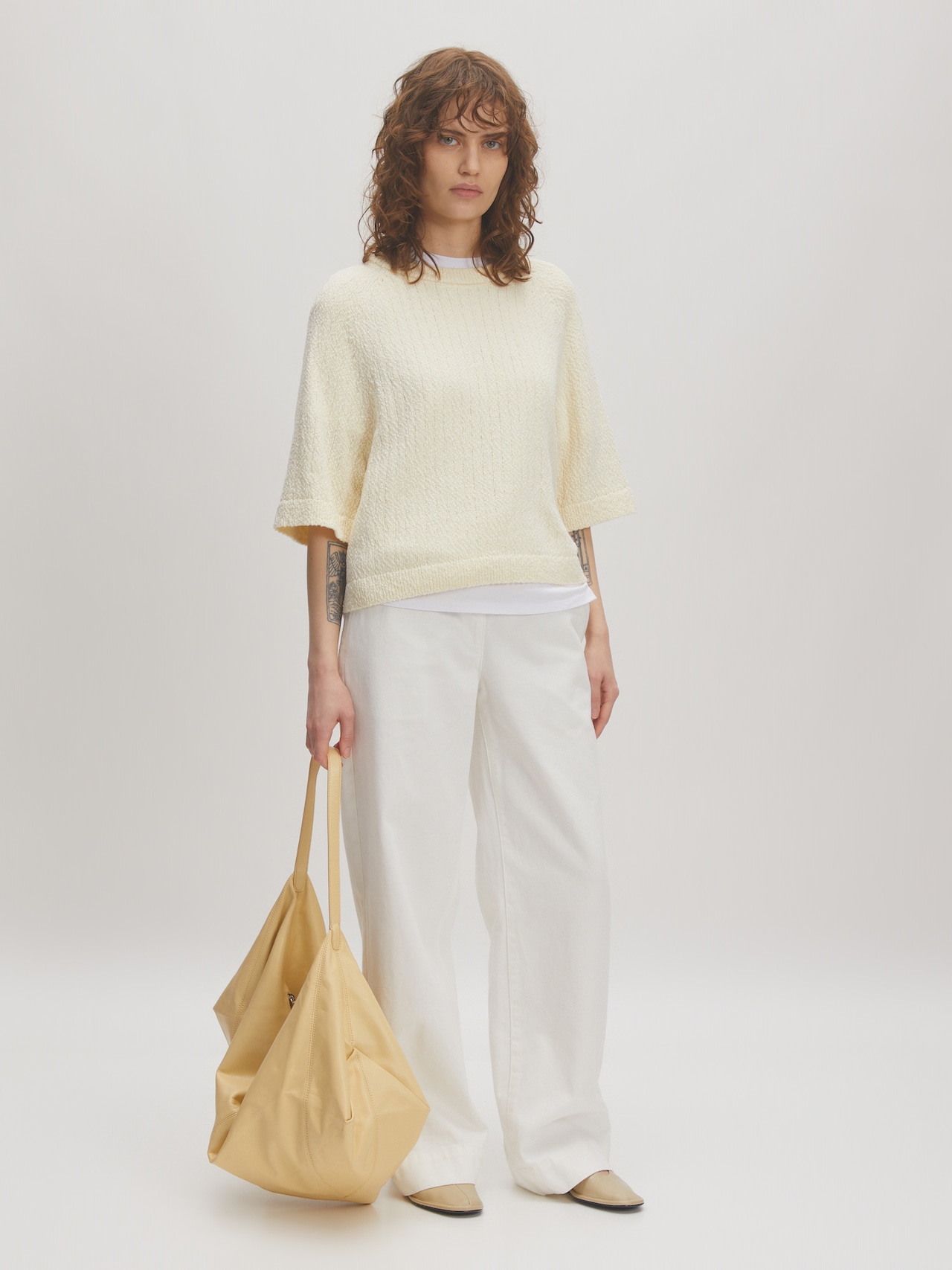 EDITED Shirt 'Birla' Beige