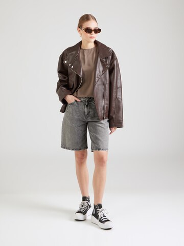 PIECES Blus 'PCANNA' i brun