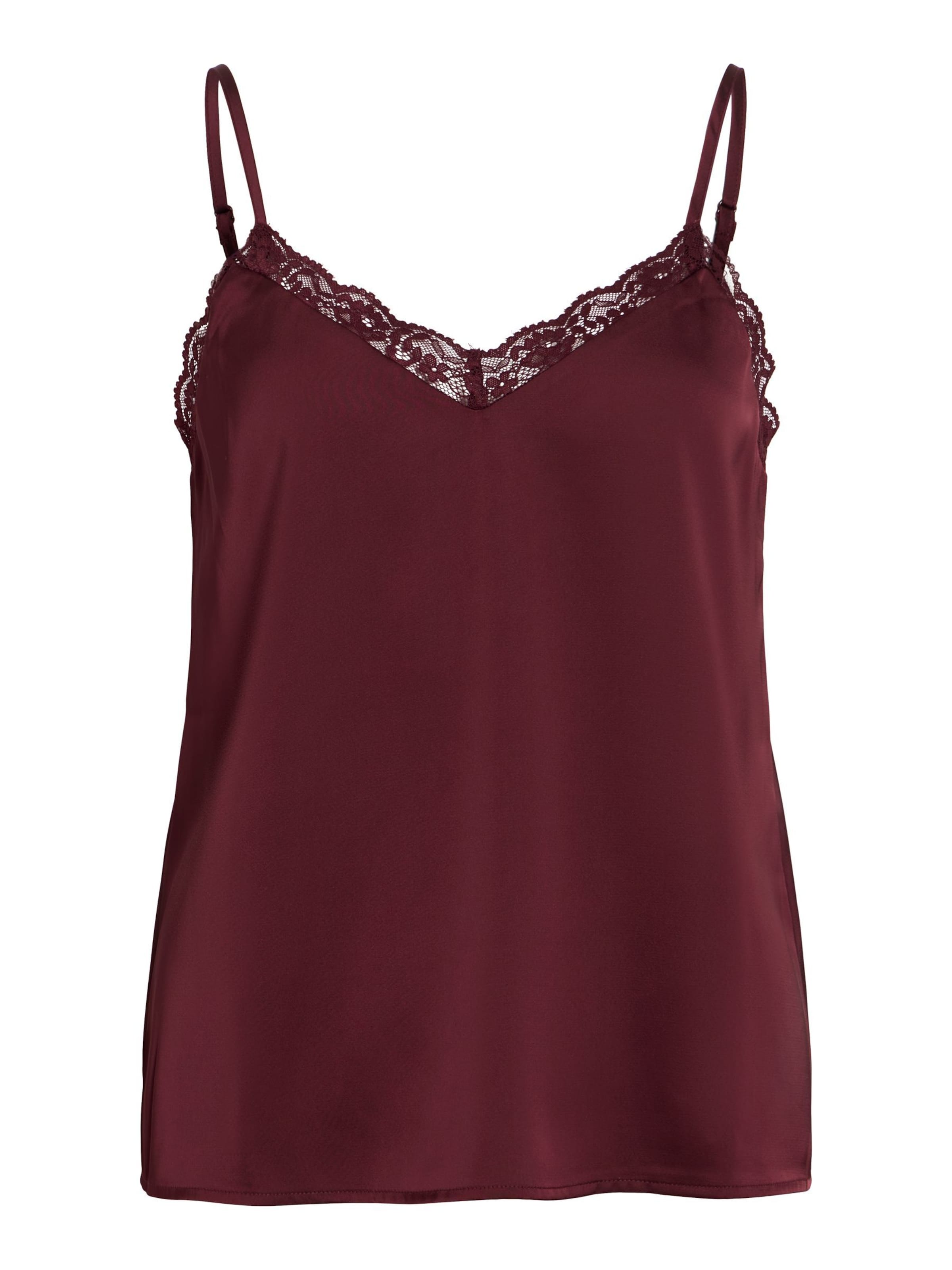 VILA Top 'VIEnna Ravenna' in Rood: voorkant