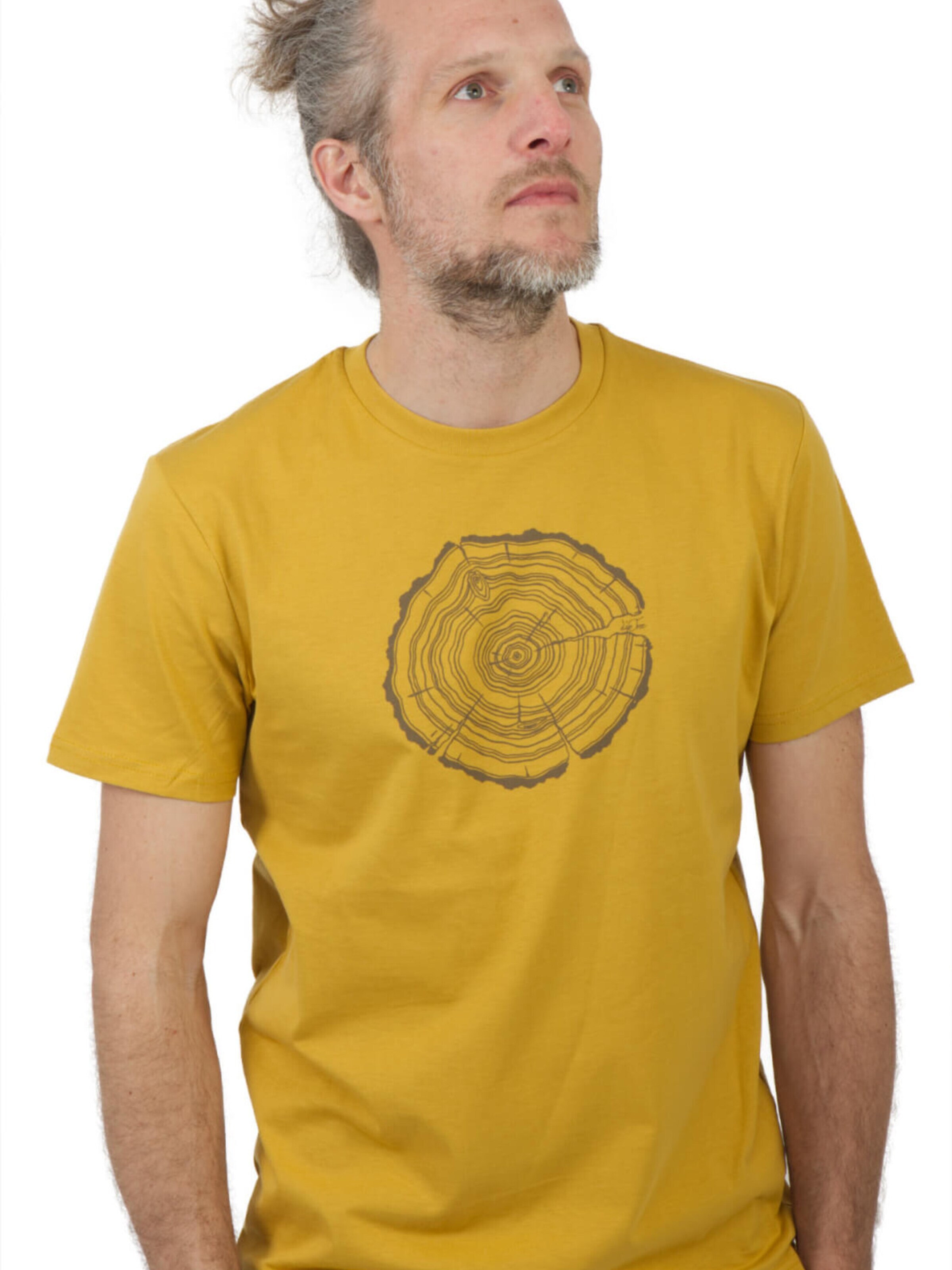 Life-Tree Shirt 'Fairwear Organic Treeslice' in Brown
