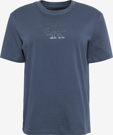 Calvin Klein Jeans T-Shirt 'Classic' in Blau: Vorderseite