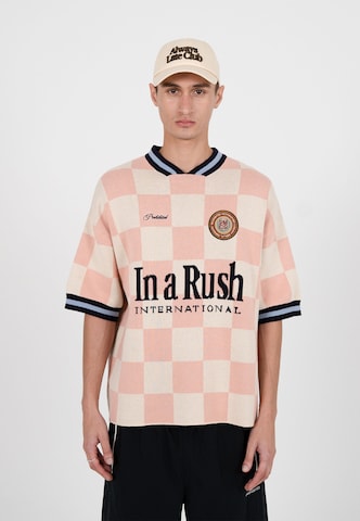 Pullover 'Victory' di Prohibited in rosa: frontale